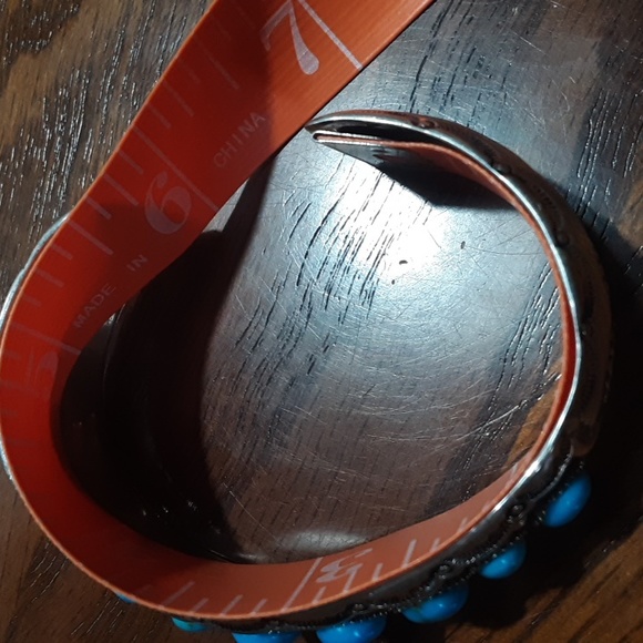 Sterling Silver/Turquoise Bracelet - Picture 7 of 8